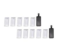 Uonlytech 1 Ensemble Plateaux Pendentifs Uniques pour Bijoux Base Précieuse Kit de Création Diy Trays Verres