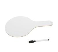 Uonlytech 1 Ensemble Tableau blanc portable sec petit gomme pour tableau blanc tableau blanc en bois les élèves répondent à la pagaie Plastique blanche