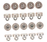 Uonlytech 1 Jeu Boutons Ronds Pour Couture Diy Boutons Fantaisie Pour Vêtements Remplacez Ou Personnalisez Vos Chemises Et Manteaux Avec Style 40 Pièces