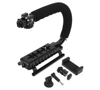 Uonlytech 1 kit de Support stabilisateur Portable pour caméra avec vis - Poignées de stabilisation vidéo pour Smartphone et caméras DV - Accessoires d'enregistrement Stable
