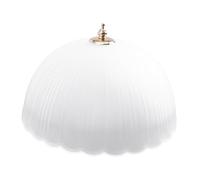 Uonlytech 1 Pc Abat-jour En Verre Luminaire Lustre Globe Protecteur Abat-jour Applique Abat-jour De Style Européen Stockage Des Boîtes à Biscuits Décor Abat-jour Globe Blanche Un Verre