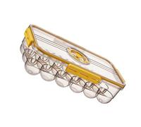 Uonlytech 1 Pc Boîte à œufs chronographe conteneurs étanches porte-oeuf créatif tiroir porte-œufs de chronométrage cas d'oeuf simple diable bac à légumes glacière Boîte de rangement plateau