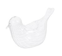 Uonlytech 1 Pc Bougeoir Oiseau Bougeoir Cristal Clair Statut D'oiseau Photophore Votif Bougeoir Romantique Photophore en Verre Décor Rétro Bougie Verre à Haute Teneur en Borosilicate Noël
