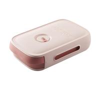 Uonlytech 1 Pièce Boîte de Rangement pour Oeufs Réfrigérateur Couvercle Organisateur à Tirage pour Cuisine Design Empilable et Capacité Matériau Durable Sakura