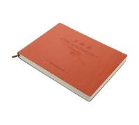 Uonlytech 1 Pièce Livre de poche registre cahier ligné Tenue de livre compte journal livre de compte universel manuel universel comptabilité universelle faux cuir Brown
