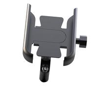 Uonlytech 1 pièce Support de Téléphone pour Vélo Aluminium Support de Téléphone Antichoc pour Mobile Fixation pour Guidon Accessoire Pratique pour Vélo et Scooter
