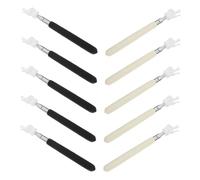 Uonlytech 10 Pièces Baton Commandement de l'enseignement pointeur Enseignant rétractable Pointeur à Main des Enseignants Pliable Acier Inoxydable