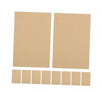 Uonlytech 10 Pièces Bloc Notes Kraft Papier sans Carnet Autocopiant pour Notes de Bureau Financière et Classe Feuillets Pages