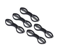 Uonlytech 10 pièces Ciseaux de Pliables Coupe Fil et Étanche Poignée Antidérapante Compacte Outil Portable Multi Usage pour Pêcheurs