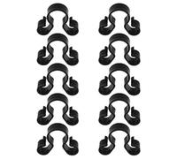 Uonlytech 10 Pièces Clip Bouteille Noir en Plastique Multi-Usage Double Trou pour Bouteilles, Support Sécurisé pour Mariages et Fêtes