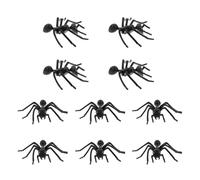 Uonlytech 10 pièces Fourmis Noires Effrayantes Jouets Farce Halloween Décorations Insectes Réalistes pour Fête et Poisson Avril