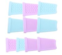 Uonlytech 10 Pièces Manchon Extracteur en Silicone Ondulé pour Spatule Faciale, Protection Sécurisée pour Outil D'extraction de Pores, Adapté aux Routines de Soin Peau