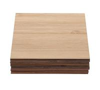 Uonlytech 10 Pièces Matériaux pour Diy Étiquettes Carrées à Peindre pour Artisanat et Décorations Anniversaire