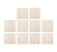 Uonlytech 10 pièces Supports pour coraux d’Aquarium en céramique Blanc | Base carrée pour fragments, surface lisse polie, cuisson haute température, facile à ranger et à manipuler, pour bac à