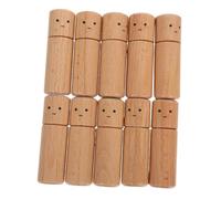 Uonlytech 10 Pièces Wooden Peg People Unpainted Natural Wood Dolls For DIY Painting Crafting Child-friendly Lightweight Wooden Peg Figures For Home Decor And Educational Play