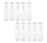 Uonlytech 10 Tubes à Insectes avec Structure Respirante en Plastique, Ensemble de 10 pour Activités Éducatives et Recherche, pour Passionnés D'insectes et Garçon et Filles