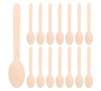 Uonlytech 100 d'échantillon : de en - Mini ustensiles de 16 cm pour glaces, gâteaux et yaourts - Ustensiles pour la et le service des desserts