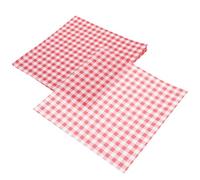 Uonlytech 100 Feuilles Papier Alimentaire Anti-graisse Rose pour Emballage de Sandwichs et Hamburgers, Feuilles Réversibles en Papier Huilé Multifonction pour Cuisson et Présentation