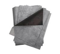 Uonlytech 100 feuilles Papier de Transfert Carboné Noir Papier de Copie Graphite pour Dessin Tracé Précis Toile et Usage Maison et Bureau