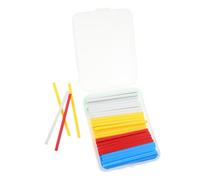 Uonlytech 100 Pièces Bâtons Arithmétiques Colorés en Plastique pour Garçon et Filles, 7,8x0,4x0,4cm, pour Apprentissage des Nombres et Pratique Arithmétique en Activité Scolaire à Domicile