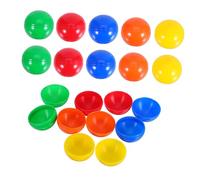 Uonlytech 100 pièces Boules de Tirage Plastique Réutilisables pour Tombola et Jeux de Fête Mix Couleurs Balles de Loterie Légères et Pratiques pour Activités Récréatives
