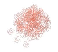 Uonlytech 100 Pièces Clips Papier Canard Métalliques Rose Doré Marque-pages Animaux pour Organisation Bureau École Étudiants