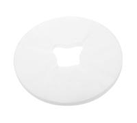 Uonlytech 100 Pièces Coussinets D'appui-tête Jetables en Tissu Non Tissé Blanc Trou, Plus Doux et Confortable, Respectueux Peau, pour Spas et Salons de Massage
