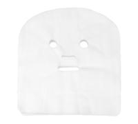 Uonlytech 100 Pièces de Tissu Facial Pré-découpé pour Masque Visage Diy, Tissu Blanc Absorption Cutanée et Rétention D'humidité pour Soins de Beauté