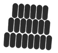 Uonlytech 100 Pièces Pads Feutre No Tissé pour DIY Accessoires Cheveux Coussinets Pour Barrette Snap Goutte Deau Fournitures de Couture pour Clips à Cheveux Noir