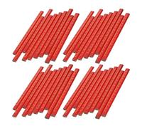 Uonlytech 100 Pièces Pencils For Woodworking Octagonal Carpenter Pencils With Oval Core And Built-in Measuring Scale Anti-roll Construction Marking Tools For Carpenters And Builders