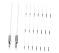 Uonlytech 100 Pièces Pointes Rechange pour Marqueurs Huileux Embouts Doubles Métalliques Précis pour Calligraphie Graffiti et Illustrations Détaillées Accessoires Stylo Marqueur Polyvalents
