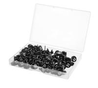 Uonlytech 100 Pièces Punaises Numérotées Têtes Plates Rondes Punaise Carte pour Tableau Liège Bureau École Organisation Visuelle et Signalisation Numérique