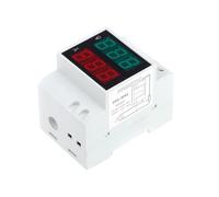 Uonlytech 100A Compteur de Puissance Multifonction Rail Din Voltmètre et Ampèremètre Numérique avec Affichage LED