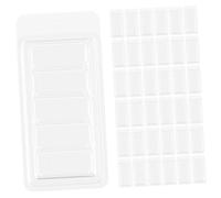 Uonlytech 100pièces Moules à Cire Transparente pour Fabrication De Bougies Récipients pour Et Contenants pour Fondre Et Verser