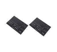 Uonlytech 10feuilles Autocollants De Clavier Universels Anglais Stickers pour Ordinateur Portable Bureau Design Adhésif Facile à Installer pour Claviers Équipes Écoles Maison