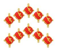 Uonlytech 10pièces Ornement Suspendu pour Fête du Printemps Décoration du Nouvel An Lunaire Chinois Pendentif Année Cheval Pendentifs Rouges Chinois Lanterne Fête Lune