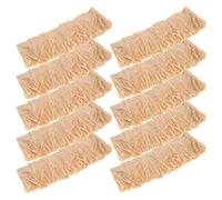 Uonlytech 12 Pcs Mini Rouleaux de Chaume Artificiel 10 X 4 CM Matériau Synthétique Résistant pour Modèle de Toit de Chaume Panneau de Toiture en Paille Miniature Adapté aux Maquettes et