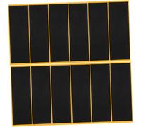 Uonlytech 12 pièces Bande Antidérapante Mousse pour Skateboard Doigts Accessoires Planche à Roulette Doigts Grip Tape Facile à Coller Noir