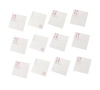 Uonlytech 12 Pièces Bloc Notes Autocollants Notes Adhésives et Inspirantes pour Étudiants Pratiques pour Rappels et Organisation Couleurs Aléatoires Couleur Aléatoire