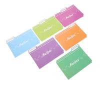 Uonlytech 12 pièces Cartes de Recettes Russes Papier Robuste pour Cuisine Séparateurs de Fiches de Cuisine Faciles à Nettoyer Accessoires Polyvalents pour Organisation et Cadeau Culinaire