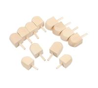 Uonlytech 12 Pièces Dreidels à Peindre Jouets Toupies Hanukkah DIY Non Vernis Décoration Traditionnelle Chanukah pour Garçon Fille et Activités Manuelles