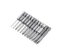 Uonlytech 12 pièces Embouts Tournevis Cruciformes Aimantés Acier pour Perceuse Électrique Accessoires Durables et Précis pour Électricien et Mécanicien