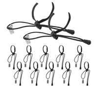 Uonlytech 12 Pièces Pinces de Fond en Métal Noir Cordons Élastiques pour Studio Photo, Support de Fond Anti-Rides pour Photobooth et Décors