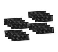 Uonlytech 12feuilles Autocollants De Clavier Étanches De Stickers pour Claviers Décalcomanies De Langue pour Ordinateurs Portables Bureau