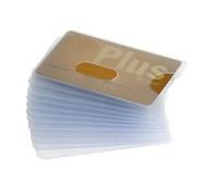 Uonlytech 12pièces Étui Transparent Protège-Cartes Identité Porte-Cartes De Crédit Porte-certificats Bancaires pour Cartes De Bus Fidélité Lot