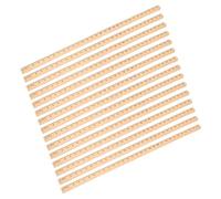 Uonlytech 15 Pièces Règles à Échelle Simple Règles Vrac pour École Bureau et Projets Maison Outil de Mesure et Portable de Pin