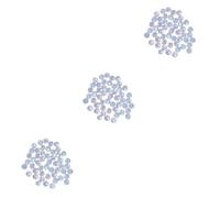 Uonlytech 150 pièces Écailles de Poisson Résine Ab Couleur Perles Rondes Facettées pour Bijoux DIY Accessoires Cristal Décoration