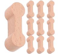 Uonlytech 16 pièces Connecteurs de Voies Bois Adaptateurs Stables pour Rails de Train Bois Accessoires de Pistes Compatibles Jouets Voie Ferrée Favorisent Créativité et Motricité Fine