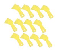 Uonlytech 16 Pièces cornes yin et yang finesse couteau de mastic lisse de peinture finition Coupe outil de peinture de coin outil d'angle de cloison sèche à l'extérieur Plastique Jaune