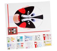 Uonlytech 17 pièces Planches de Pochoirs pour Stylo Modèles Colorés de Dessin Graffiti pour Garçon Fille Cadeau DIY Éducatif avec Motifs Variés